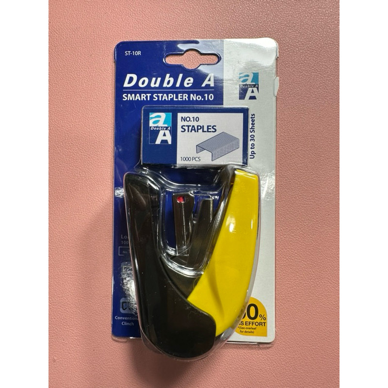 [ HÌNH THỰC TẾ] Bấm ghim dập kim số 10 trợ lực Double A ST-10R. -