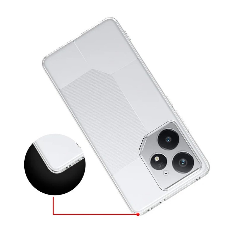 Ốp điện thoại TPU mềm mỏng trong suốt cho Realme Neo7 Neo 7 5G Phiên bản toàn cầu Fundas Capa