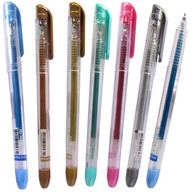 [ BÁN 3 CÂY ] Bút nhũ, bút kim tuyến viết thiệp mời, thiệp cưới, trang trí sổ MY METAL DONG A Hàn Quốc.