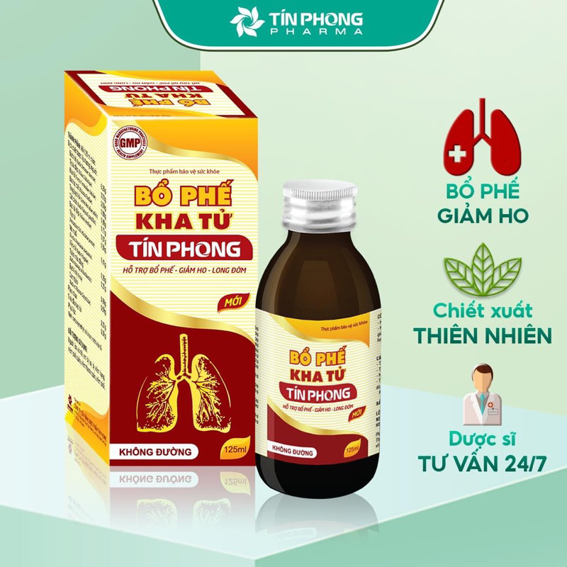 Ảnh TPBVSK Viên ngậm Bổ Phế Kha Tử Tín Phong - Hỗ Trợ Giảm Ho, Hỗ Trợ Giảm Đau Rát Họng Hộp 20 Viên 1