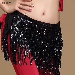 [Firefly] Trang phục khiêu vũ bụng Sequin sel Viền hông Khăn quàng cổ thắt lưng Váy quấn eo [VN]