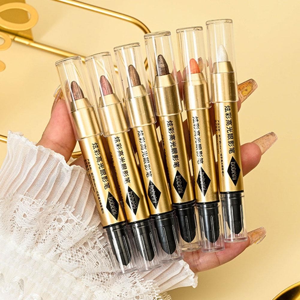 Bobeni Fantasy Color Highlight Eyeshadow Pencil Double-head Sweat Phấn mắt chống thấm nước D2w3
