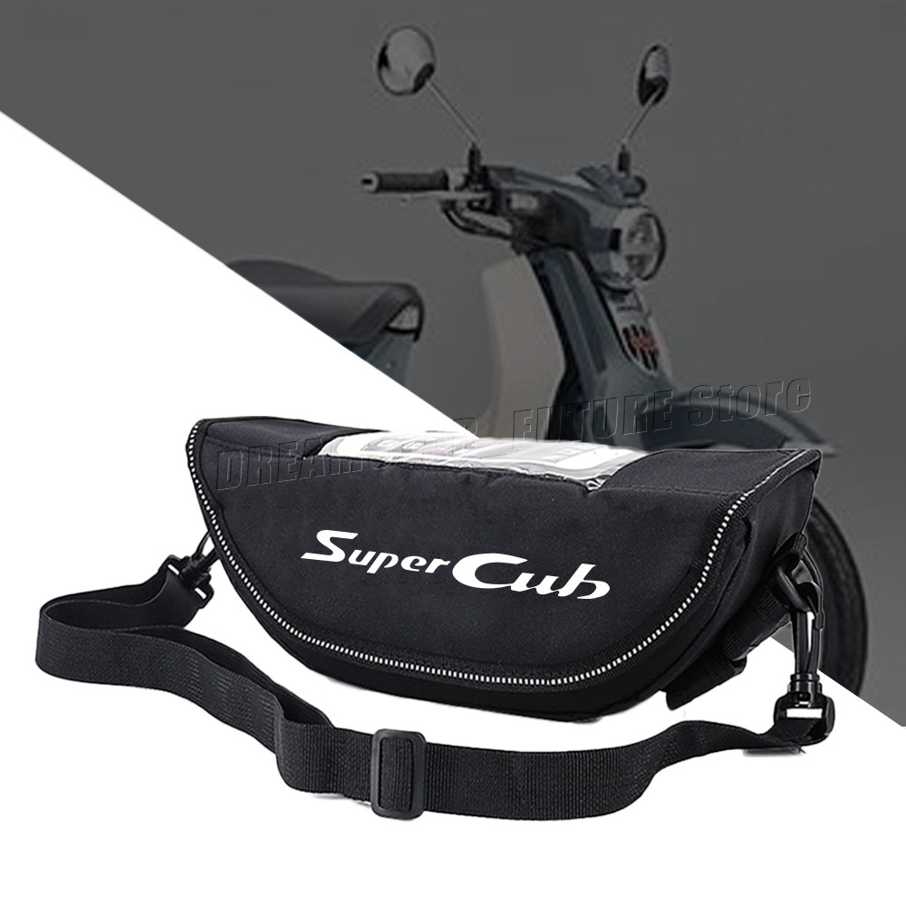 Dành cho Honda Super CUB C70 90 110 C125 Túi điều hướng du lịch tay lái xe máy chống nước