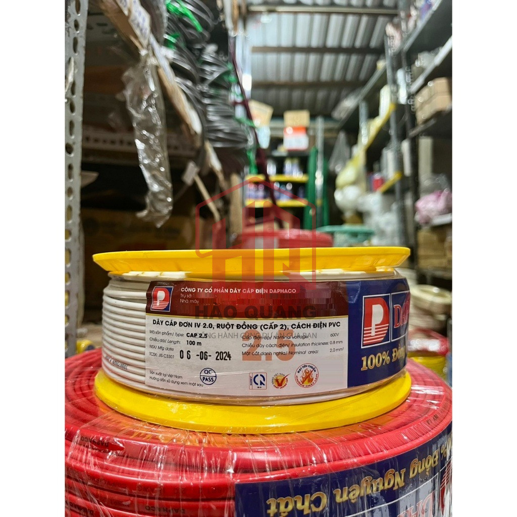 Dây Điện Đơn Daphaco 2.5mm Lõi Đồng  - Dẫn Điện Tốt