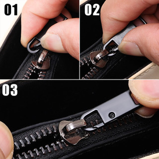 3 / 5 / 10 Chiếc Tay Cầm Dây Kéo Di Động - Thay Thế Đầu Dây Kéo Có Thể Tháo Rời - Hành Lý Schoolbag Khóa Dây Kéo Kim Loại