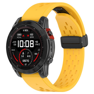 Dây đeo nhanh silicon từ tính thể thao 22mm 26mm cho Garmin Fenix 8-7-6-5-pro plus GPS / bản năng 3 2 / 935 945 955 965 / Enduro / Descent