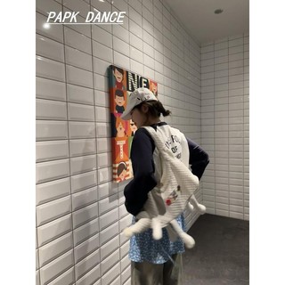 Bán chạy Thời trang Cloud Doll Túi đeo vai di động màu sắc tương phản Playful