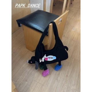 Bán chạy Thời trang Cloud Doll Túi đeo vai di động màu sắc tương phản Playful