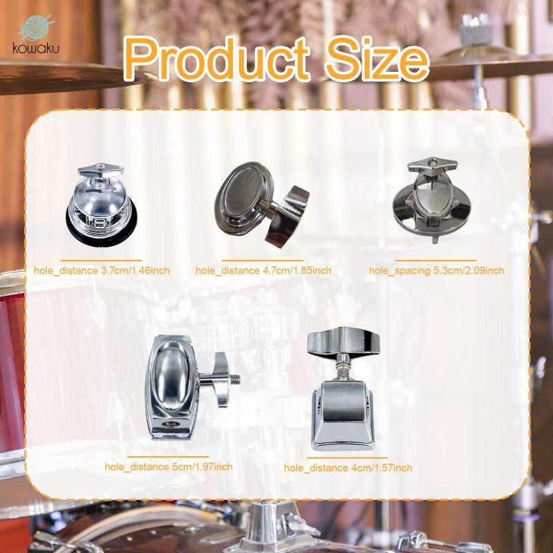 Trống Gắn Giá Đỡ Nhạc Cụ Phụ Kiện Chịu Lực Thay Thế Cho Bass Tom Jazz Chuyên Nghiệp Chân Gắn Tom Giá Đỡ Kẹp
