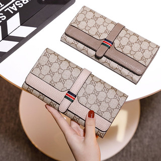 Ví dài da Presbyopic Nữ dung tích lớn Khe cắm nhiều thẻ Ly hợp thời trang