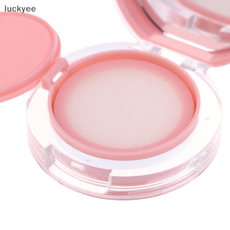 Luckyew Màu Hồng Đệm Không Khí Nền DIY Hộp Rỗng Puff Hộp Có Gương Cho BB Kem Hộp Đựng Mỹ Phẩm Hộp Đựng Trang Điểm Chăm Sóc Da TQ