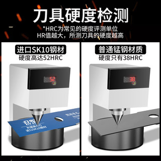 [Không sợ đá] Lưỡi cắt cỏ nhập khẩu dày đặc bằng thép mangan thẳng, lưỡi cắt kim cương đa năng CMXC