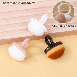 [savemoneyeveryday] Móng tay nghệ thuật Bàn chải chống bụi Bàn chải khóa Gel hình bầu dục Làm sạch bụi Trang điểm Bàn chải hình vòng Dụng cụ làm móng tay [vn]