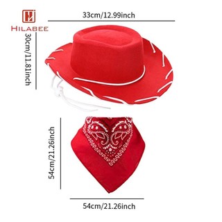Trẻ Em Phương Tây Mũ Cao Bồi Chống Nắng Và Bandana Bộ Đồ Dùng Dự Tiệc Mũ Dự Tiệc Cho Trang Phục Lạ Mắt Bé Trai Bé Gái Trẻ Em