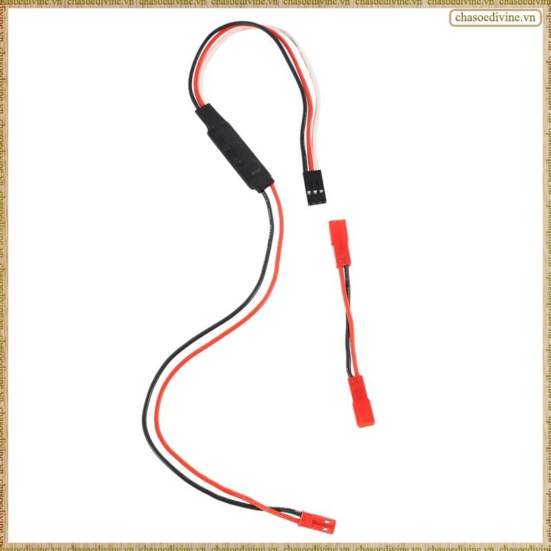 [K O G X] Bảng điều khiển dây điều khiển tời CH3 Cáp thu điều khiển từ xa cho bánh xích RC 1 / 10 Trục SCX10 TRX4