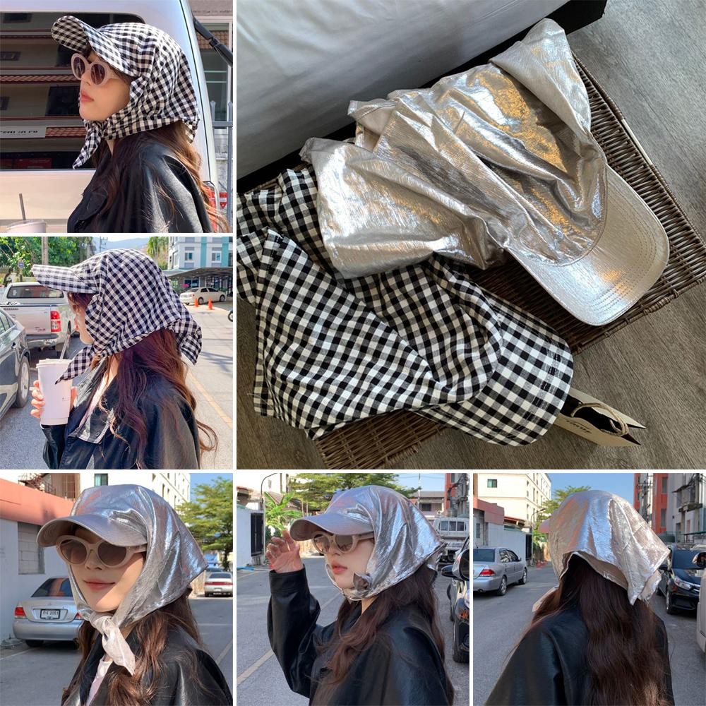 Mũ trùm đầu MERIGGIARE, Mũ chống nắng Loli ngọt ngào kiểu Pháp, Sấy khô nhanh đa năng Có thể điều chỉnh Bảo vệ tia cực tím Mũ đạt đỉnh Kỳ nghỉ bên bờ biển ngoài trời