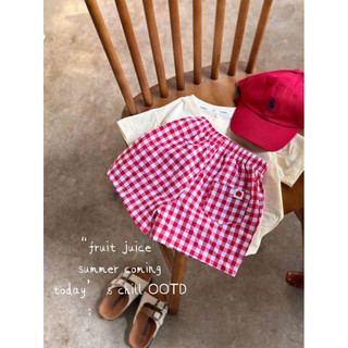 Quần short mùa hè phong cách Hàn Quốc dễ thương cho bé trai và bé gái, quần kẻ caro cho trẻ nhỏ, quần short bãi biển thường ngày cho bé