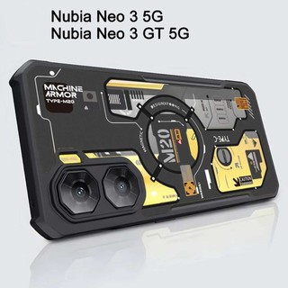 Ốp Điện Thoại Luxur Cho ZTE Nubia Neo 3 GT Ốp Lưng Acrylic Trong Suốt Chống Rơi Vỏ Cứng Siêu Mỏng Cho Nubia Neo 2 Neo 3 5G NO.39