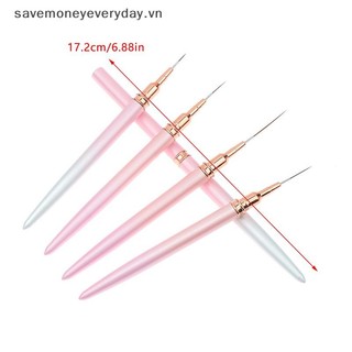 [savemoneyeveryday] 1 / 5 Cái Nail Art Liners Công cụ cọ sọc Dây siêu mỏng Chi tiết Vẽ tranh Bàn chải làm móng tay Dụng cụ bút làm móng tay [vn]