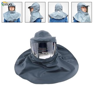 Khăn choàng bảo vệ Cuticate Hood Ống kính trong suốt Bảo vệ công việc Chống bụi gió Chống bảo vệ