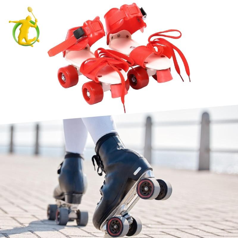 Giày trượt patin có thể điều chỉnh cho trẻ em Hàng đôi 4 bánh Xe Ván trượt Quad nội tuyến cho trẻ em