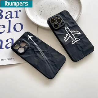 ibumpers Ốp Lưng IPhone Họa Tiết Máy Bay Đẹp Đơn Giản Cho IPhone 16 15 14 12 13 11 Pro Max IP 7 8 Plus X XS XR Ốp Điện Thoại Silicon Mềm Chống Sốc Mỏng