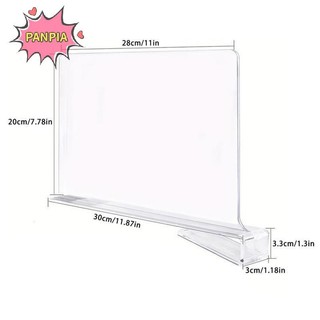 Pnpia Clear Acrylic Tủ Quần Áo Kệ Sách Bộ Chia Sử Dụng Nhà Tủ Quần Áo Kệ Sách Chia Vách Ngăn Bảo Quản Hàng Hóa Boutique