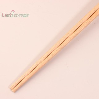 [Lostcorner] Đũa Cực Dài Nhật Bản Đánh Bóng Gỗ Sọc Mì Thực Phẩm Chống Trơn Trượt Chop Dụng Cụ Nấu Ăn Nhà Bếp [Mới]
