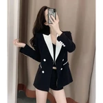 2025 Hàng Mới Về Mỏng Áo Khoác Ngoài Xuân Thu Blazer Người Phụ Nữ Skinny Áo Khoác Cho Nữ Sang Trọng Và Thanh Lịch Ngoài Trời Bán Mang Theo Áo Khoác — ảnh 7