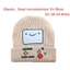 Mũ lạnh MERIGGIARE, Mũ len dệt kim thêu hoạt hình, Trò chơi|Hoa văn dệt kim đầu lâu Bonnet Unisex