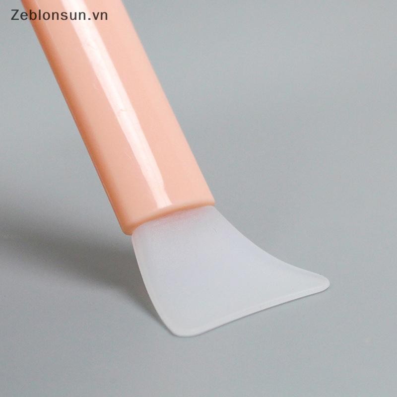 # Hb # Bàn chải mặt nạ silicon mềm với máy cạo tích hợp Bàn chải phim bùn sử dụng kép DIY Film Điều chỉnh công cụ làm đẹp.