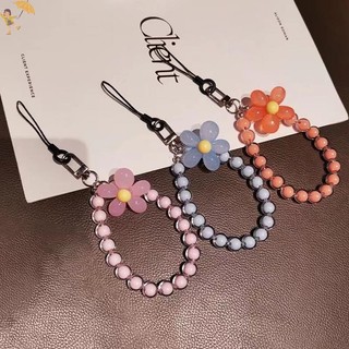 [GOU] 1 Dây Hạt Pha Lê Màu Thời Trang Dây Điện Thoại Di Động Ins Phong Cách Handmade Đính Hạt Chống Mất Dây Điện Thoại Di Động VN