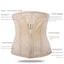 COSCOVED Tummy Control Shapewear, 9 Xương Thép Lưới Eo Huấn Luyện Định Hình, Dây Kéo Thời Trang Làm Đẹp Cơ Thể Slim Fit Ren Hoa Đai Bụng Mùa Hè