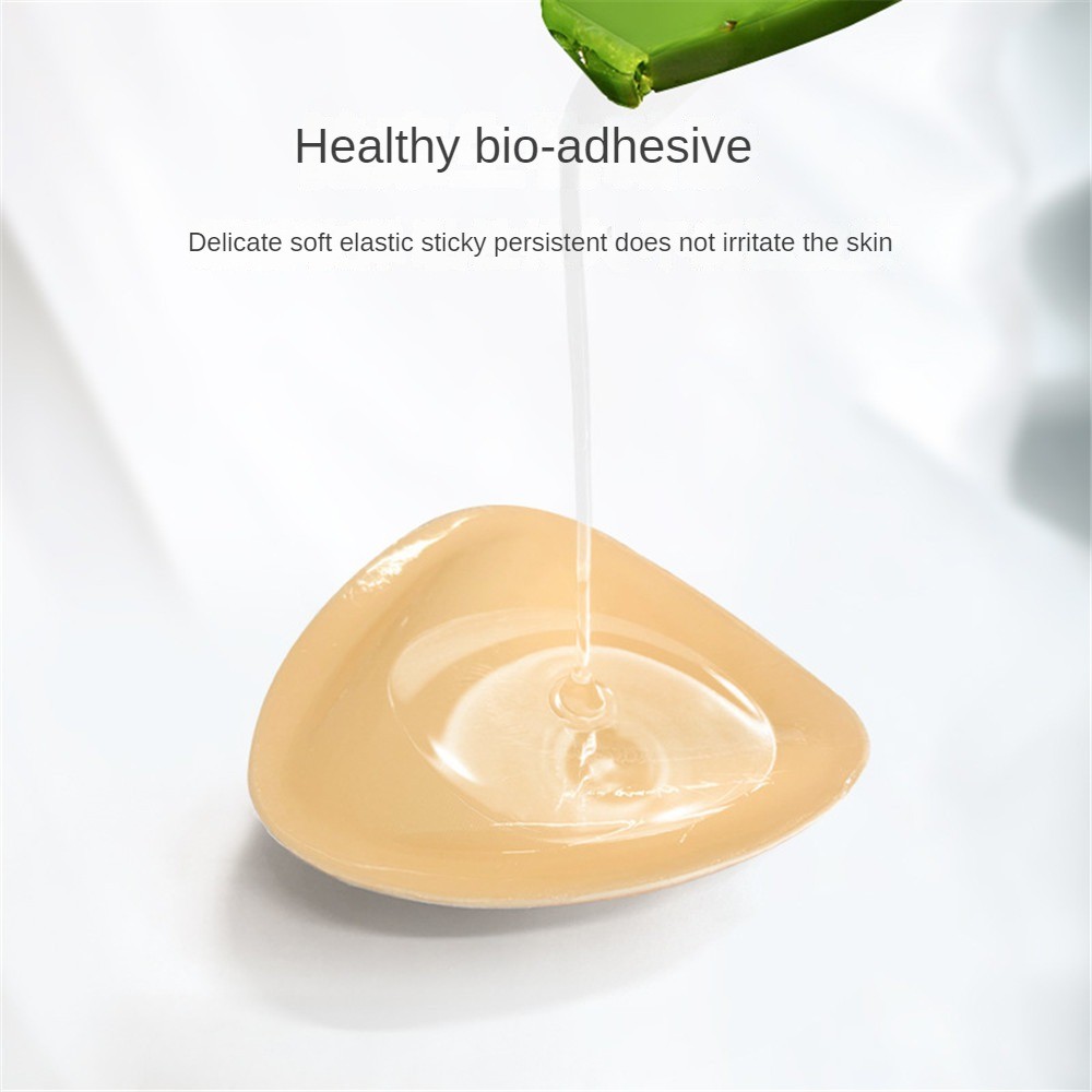 Ảnh Miếng Lót Nâng Ngực Vô Hình Cho Nữ Miếng Lót Nâng Ngực Bằng Bọt Biển Dày Tự Dính Có Thể Tái Sử Dụng Miếng Lót Nâng Ngực Che Núm Vú *KÍNH 3