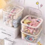 Hộp đựng đồ để bàn có nắp - Hộp đựng đồ lặt vặt - Hộp đựng phụ kiện tóc - Thùng đựng đồ chơi văn phòng phẩm - Chống bụi, Chống ẩm, Dung tích lớn
