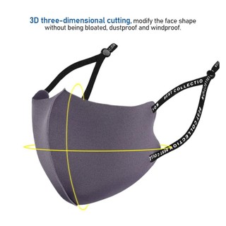 Okcatzone 3D Có Thể Giặt Được Có Thể Điều Chỉnh Chống Bụi Thoáng Khí Băng Cotton Dệt Kim Mặt nạ Chống Nắng Haze Có Thể Tái Sử Dụng Mặt nạ Unisex Star A8S9