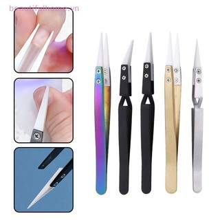Dụng cụ định hình móng tay bằng thép không gỉ, nhíp kẹp mở rộng móng cho làm móng nghệ thuật