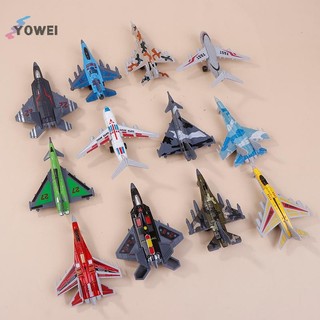 YOWEI Fighter Model 6 Chiếc Máy Bay Bộ Hợp Kim Máy Bay Đồ Chơi Bộ Sưu Tập Máy Bay Chiến Đấu Trang Trí Cho Trẻ Em Bé Trai Quà Tặng VN