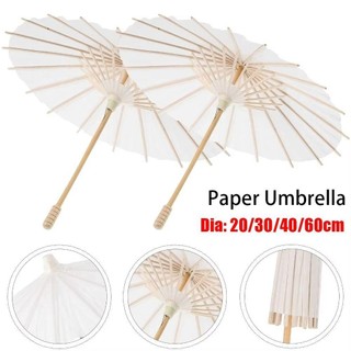 [COD] 1 Cái Đồ Dùng Tranh, Ô Giấy Tay Dài DIY Handmade, Dia 20 / 30 / 40 / 60cm Đạo Cụ Chụp Ảnh Trống Trắng Truyền Thống Cho Bé Tắm Kỷ Niệm Sinh Nhật Đám Cưới