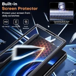 TONGATE Từ tính cho Z Fold 6 Ốp lưng có giá đỡ & chân đế bút S, [Tương thích với MagSafe] Ốp điện thoại chắc chắn hạng nặng Tích hợp bảo vệ màn hình & Kẹp đai cho Samsung Galaxy Z Fold — ảnh 7