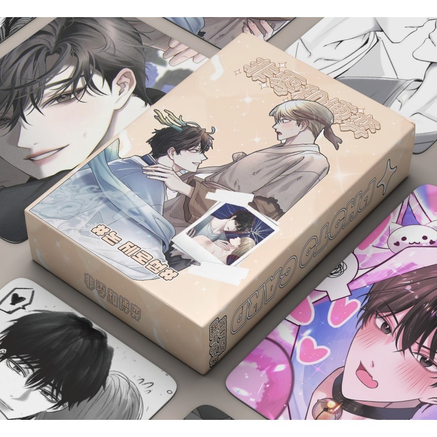 Bộ 50-55 Chiếc Manhwa Game Identity V Killer Bảy Laser Lomo Thẻ Không Số tiền lệch Photocards Ngày tận thế trong mười ngày GRAY RAVEN PUNISHING Hologram Bưu thiếp