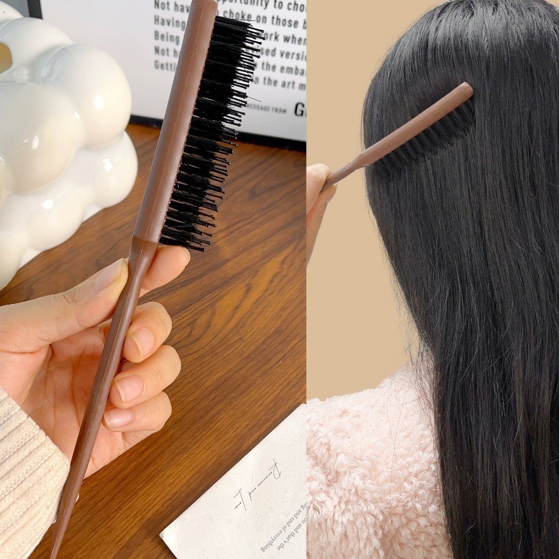 Lược Làm Sạch Da Đầu Chống Tĩnh Điện - Đồ Dùng Du Lịch - Di Động, Đa Năng, Bền Đẹp - Bàn Chải Tóc Massage Đầu - Phụ Kiện Tạo Kiểu Tóc - Lược Ba Hàng Lông