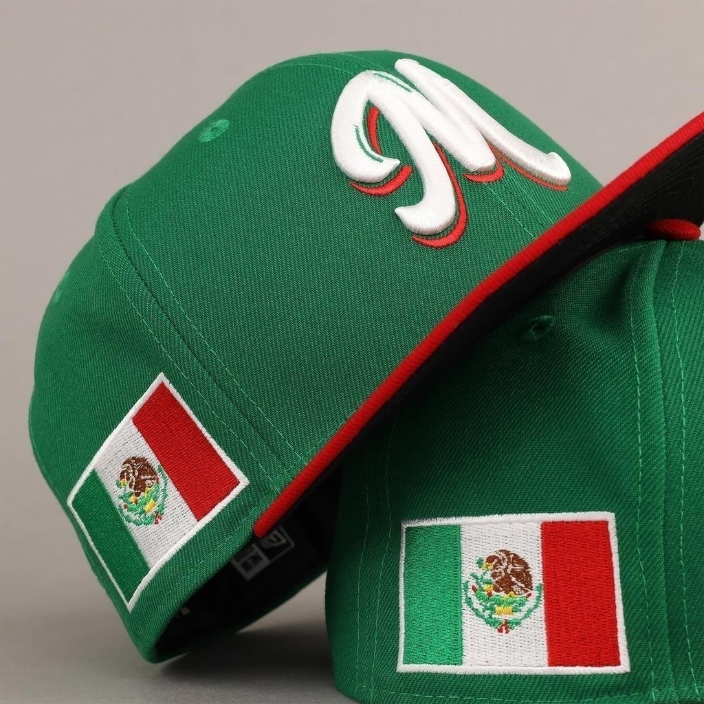 2024 Mũ bóng Mexico mới hoàn toàn đóng cửa thể thao ngoài trời thêu hip-hop không thể điều chỉnh 59fifty trang bị