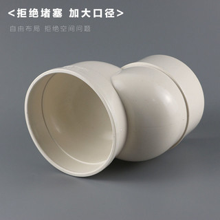 Nhà Vệ Sinh Sang Số Phụ Kiện Vệ Sinh pvc Cống Ống Sang Số 2.5cm5cm7.5 10cm Cực Lớn Chống Chặn WOFY