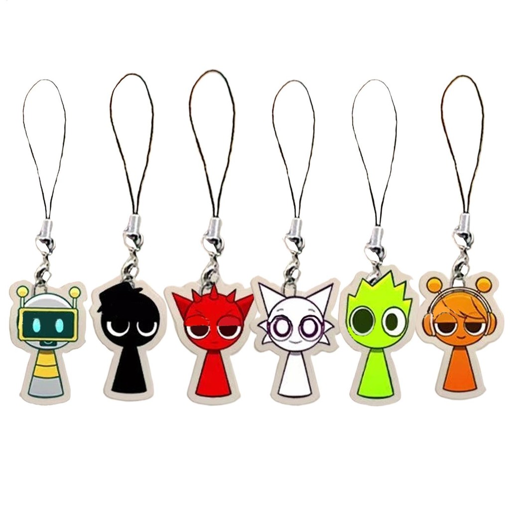 Sprunki Móc Khóa Acrylic Móc Khóa Sprunki Incredibox Túi Mặt Dây Chuyền ...