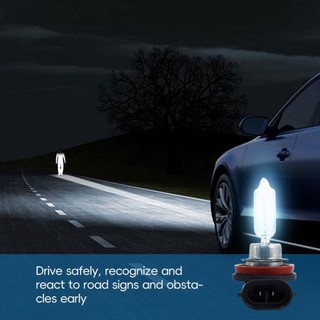 LOOKSHOW 12V 55 / 100W H11 Ô Tô Đèn Halogen Siêu Sáng Trắng Sương Mù Ánh Sáng Phụ Kiện Ô Tô M8P4