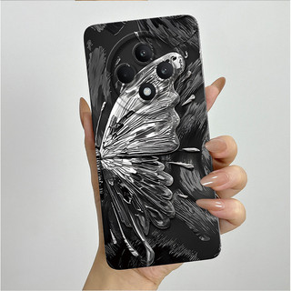 Dành Cho OPPO Reno12 F 4G 5G Vỏ CPH2687 Vỏ Bướm Xinh Đẹp Hoa Silicon Chống Sốc Mềm TPU Vỏ Điện Thoại Cho OPPO Reno 12F Reno12FS Vỏ
