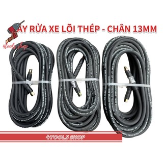 Dây rửa xe LÕI THÉP 10m, 15m, 20m lắp máy rửa xe CUROA