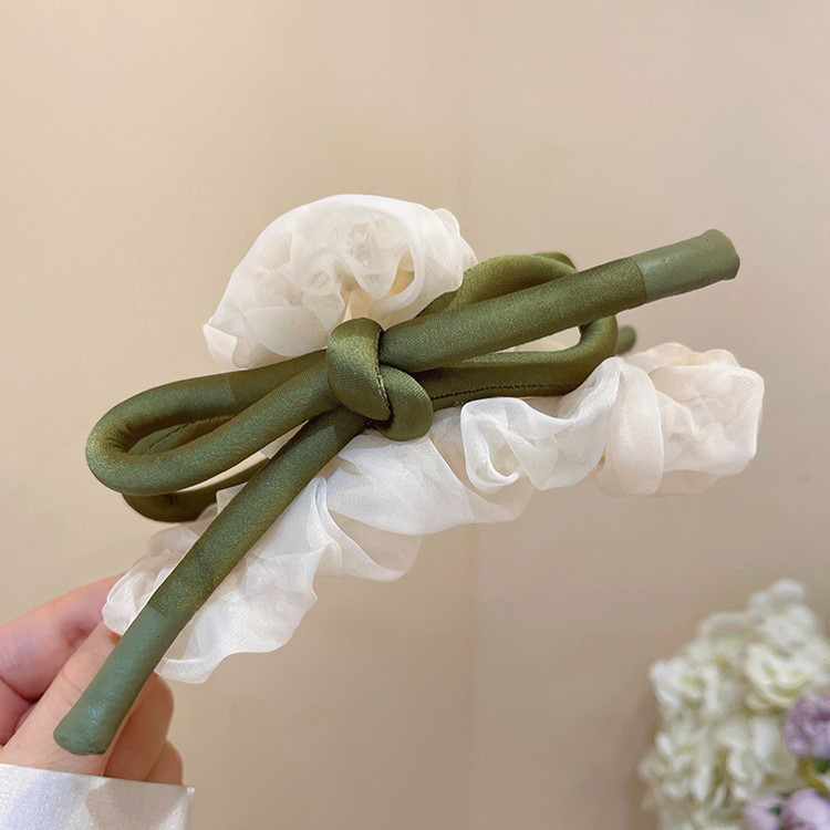 Kẹp tóc Gạc Nơ nhẹ nhàng Kẹp móng vuốt nữ