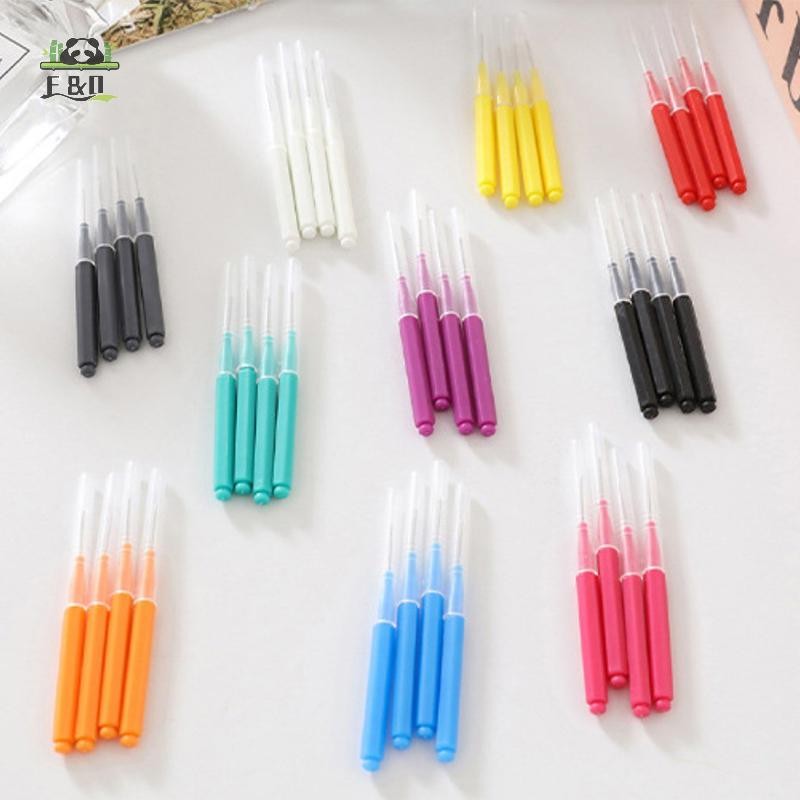 [Shnzdd] 10 chiếc Bàn chải kẽ răng Denta Flos Làm sạch Bàn chải nha khoa Chỉnh nha Bàn chải răng EMKK